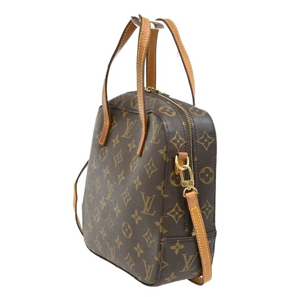 LOUIS VUITTON Spontini 2Way Shoulder Hand Bag Monogram Leather - Picture 3 of 5